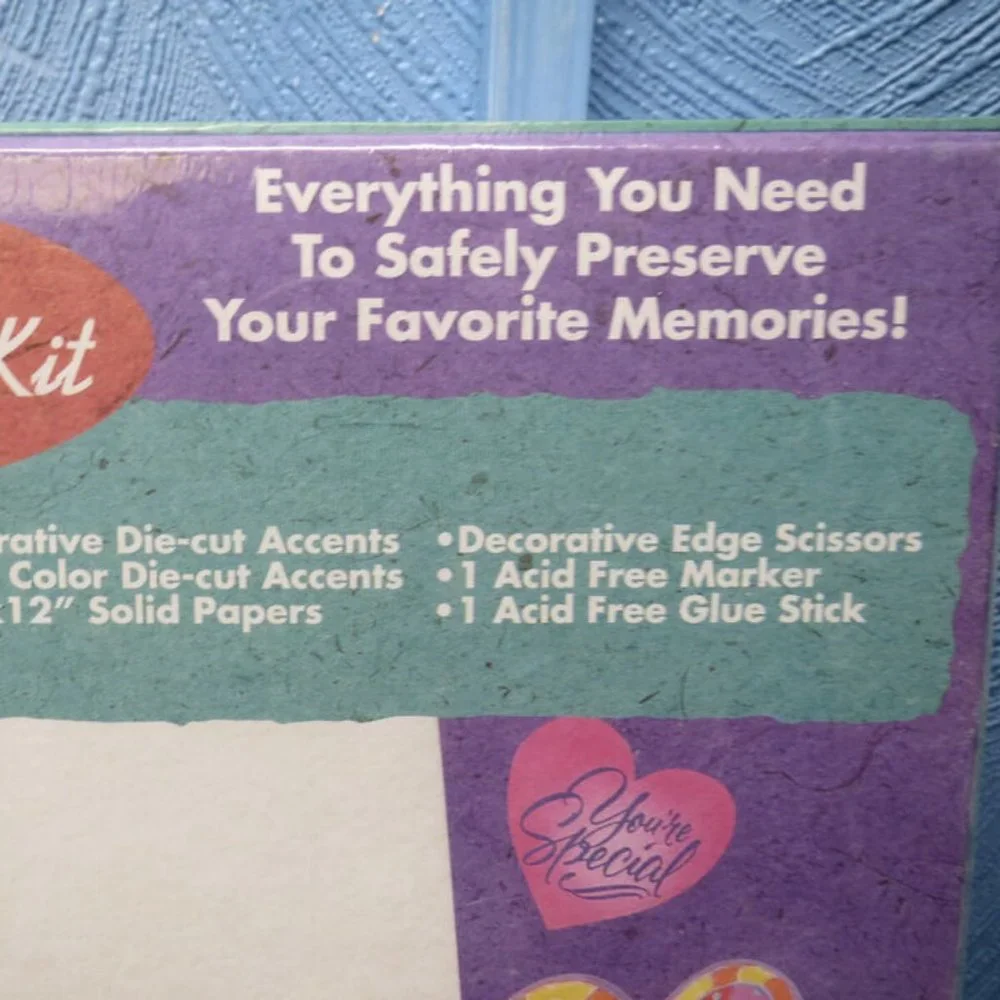 SCRAPBOOK All Occasion Scrapbook Memories Kit NEW All Acid Free 12